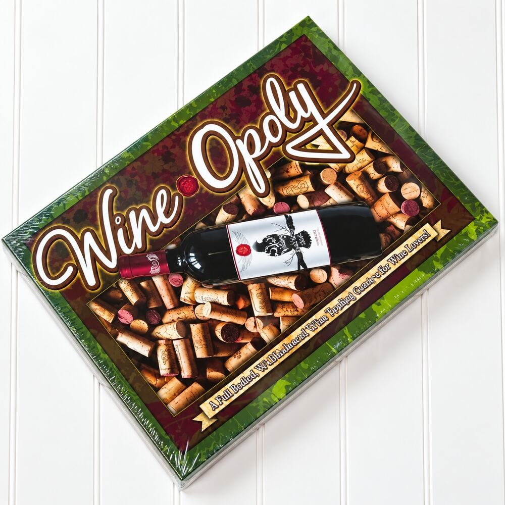Wine-Opoly Wine Themed Board Game 2-6 Players New Factory Sealed Adult Gift